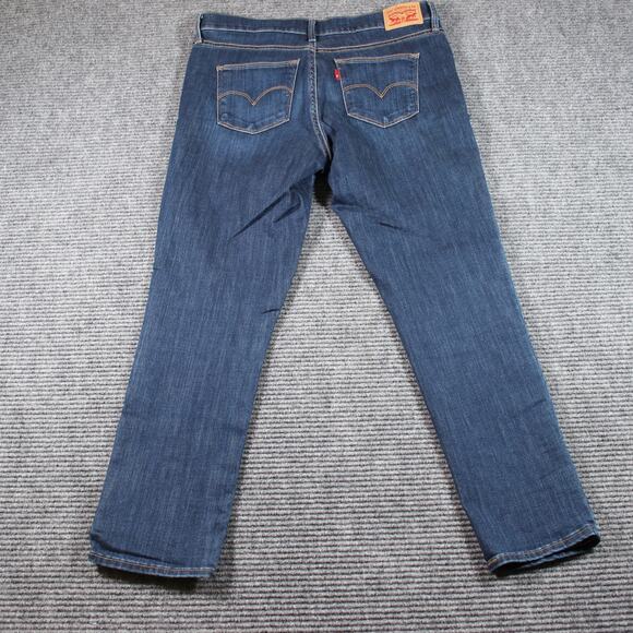 Levi’s Slimming Skinny Womens W31x27 Blue Mid Rise Stretch Denim - Picture 7 of 11